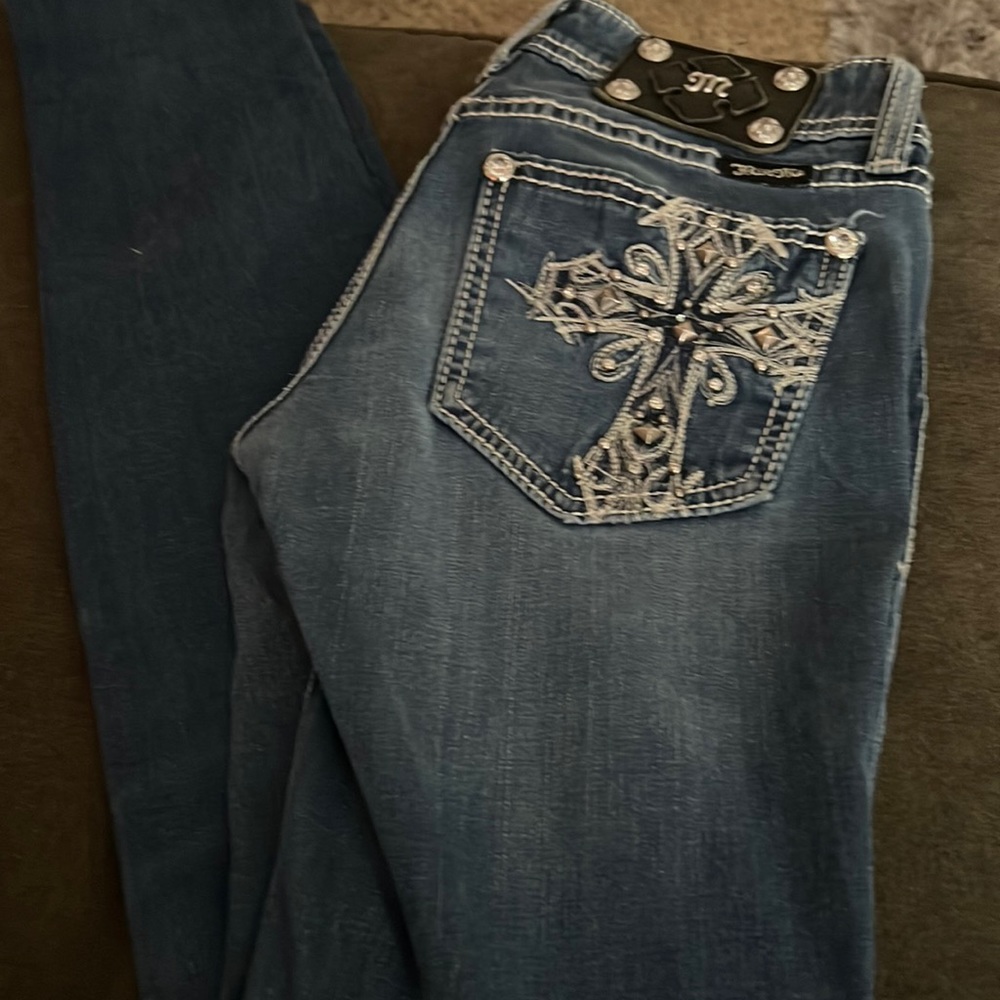 Cute skinny miss me jeans size 26